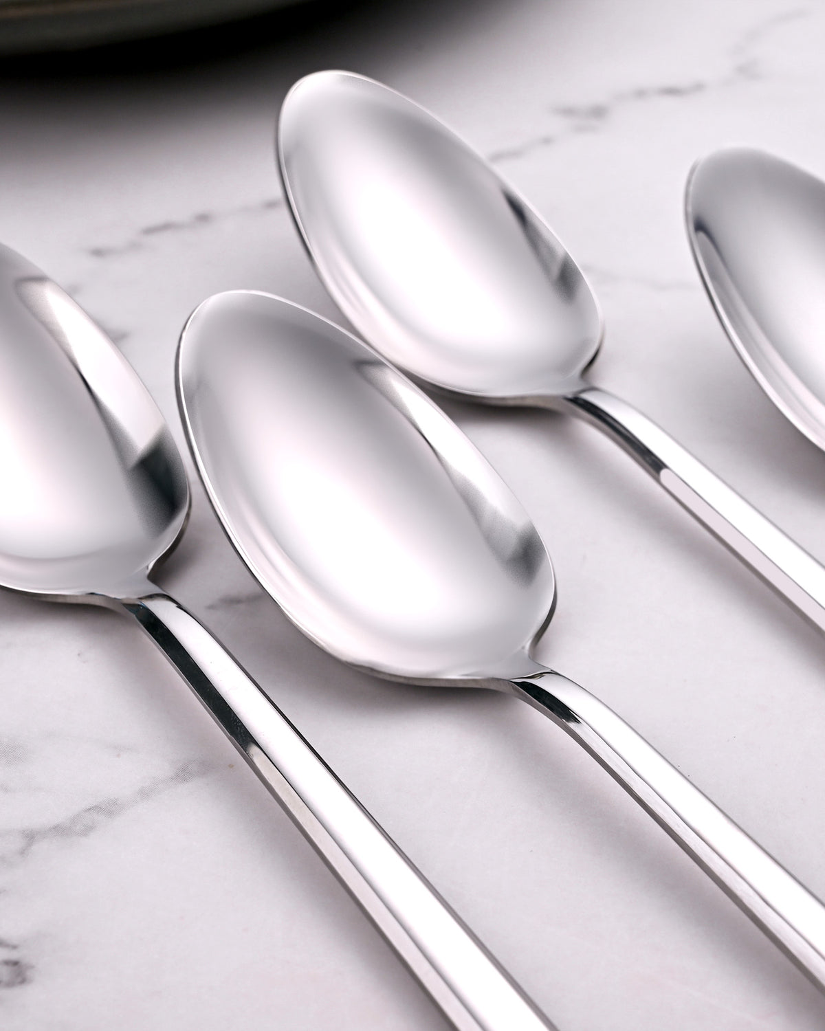 Sleekline Stainless Spoons Set of 4 for Everyday Dining