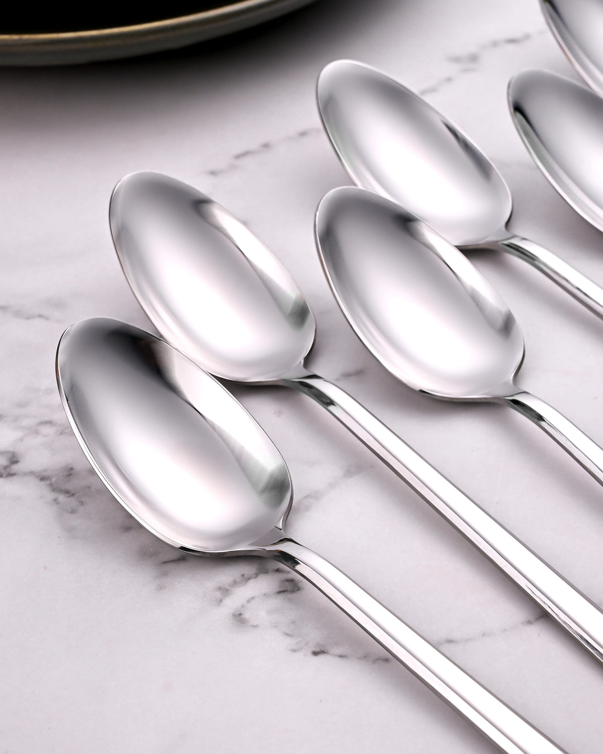 Sleekline Stainless Spoons Set of 6 for Everyday Dining