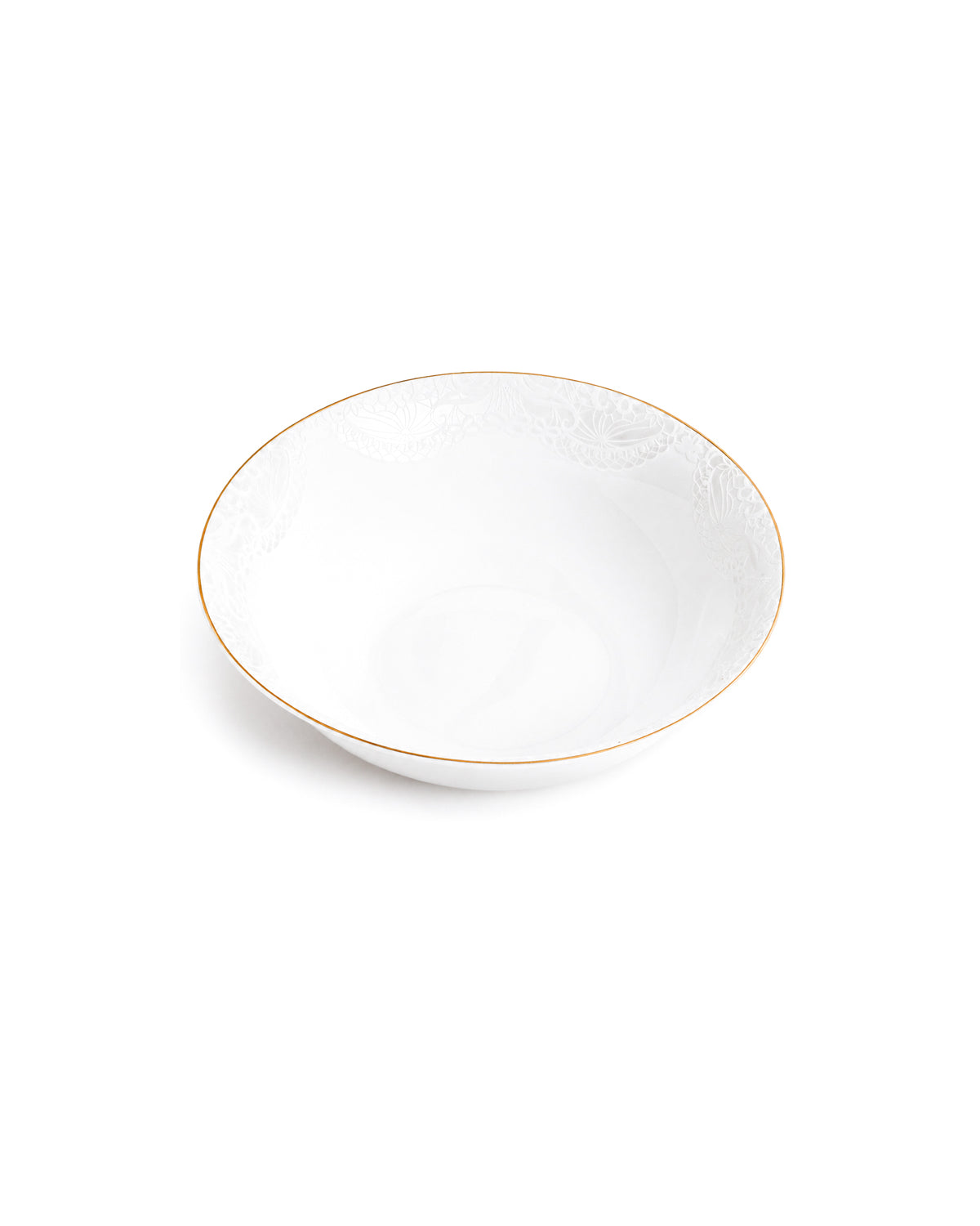 Snowflake porcelain dinnerware set with pure 24K gold accents