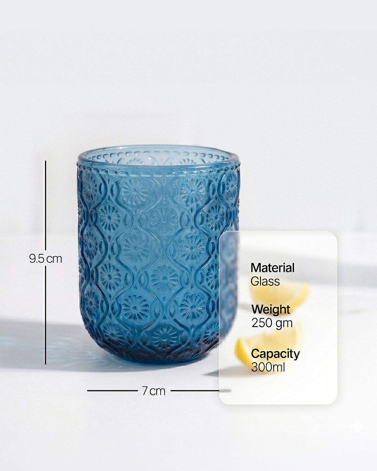 Six Starfall drinking glasses with elegant design