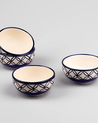Modern ceramic serving bowl collection