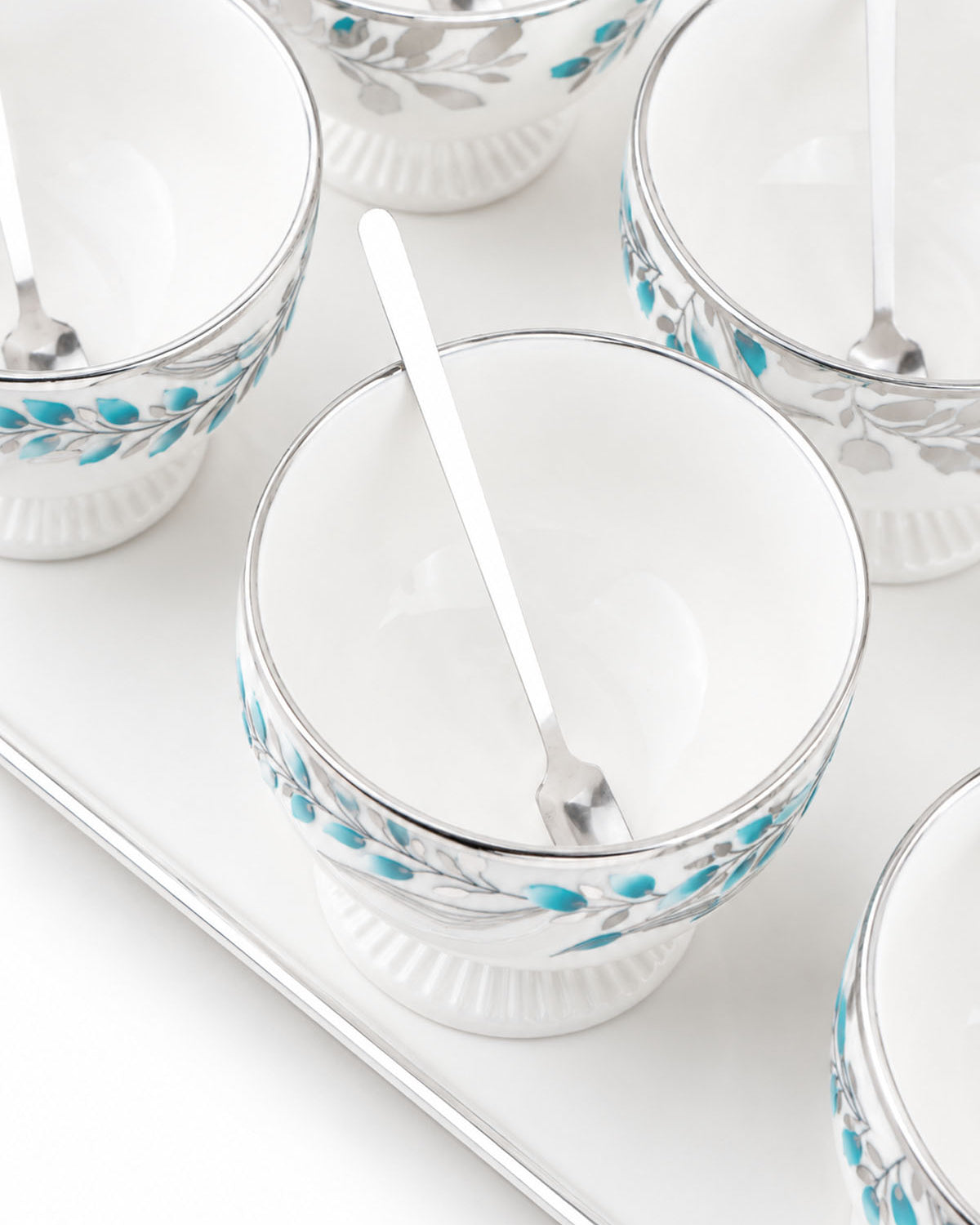 Decorative dessert bowl set
