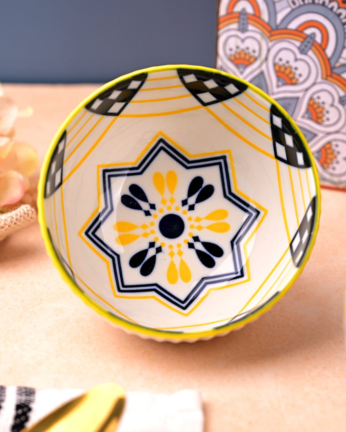 Porcelain bowls for desserts and appetizers