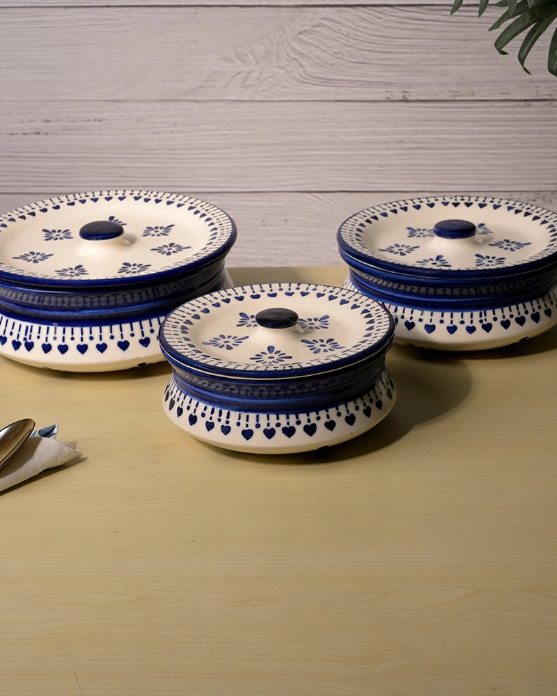 Traditional elegance serving bowl set