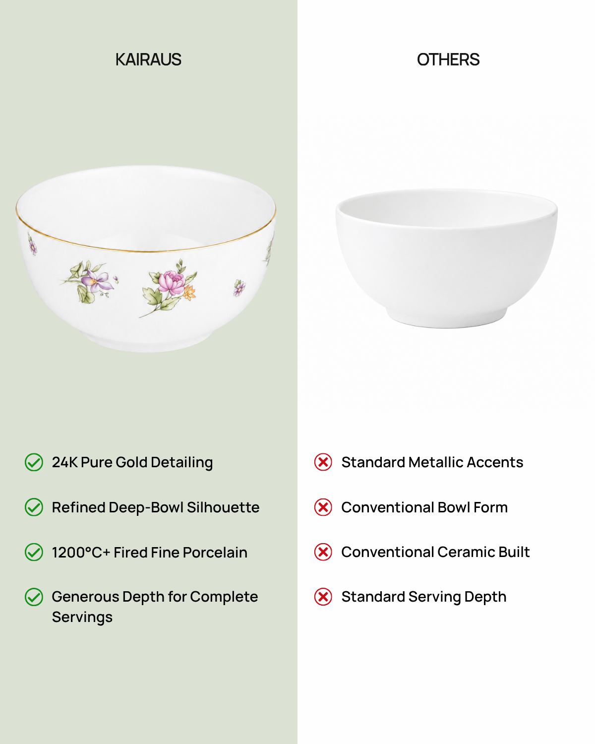 Victorian Ode gold serving bowl