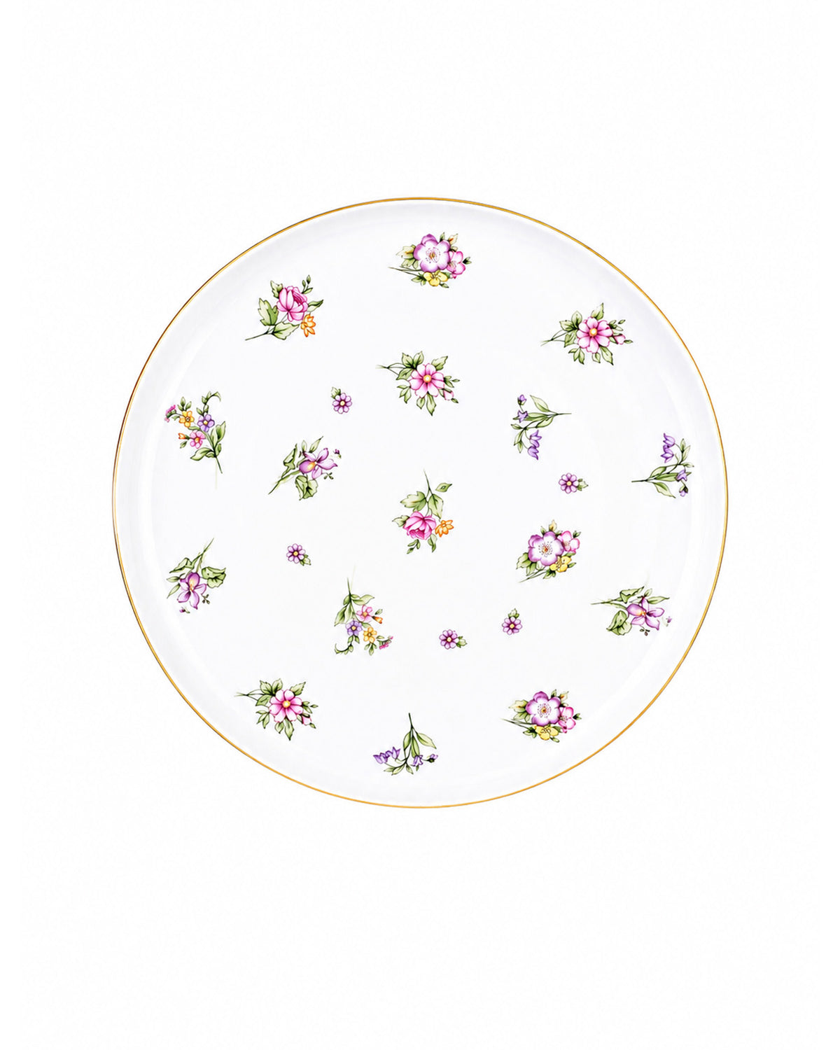 Victorian Ode porcelain dinnerware set with pure 24K gold accents