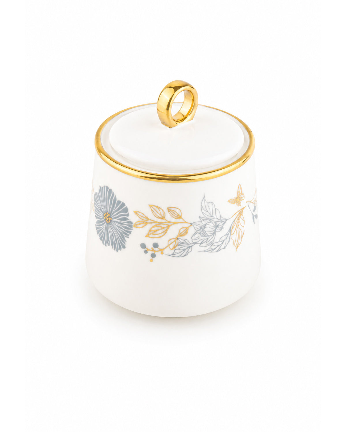 Willow gold condiment holder set