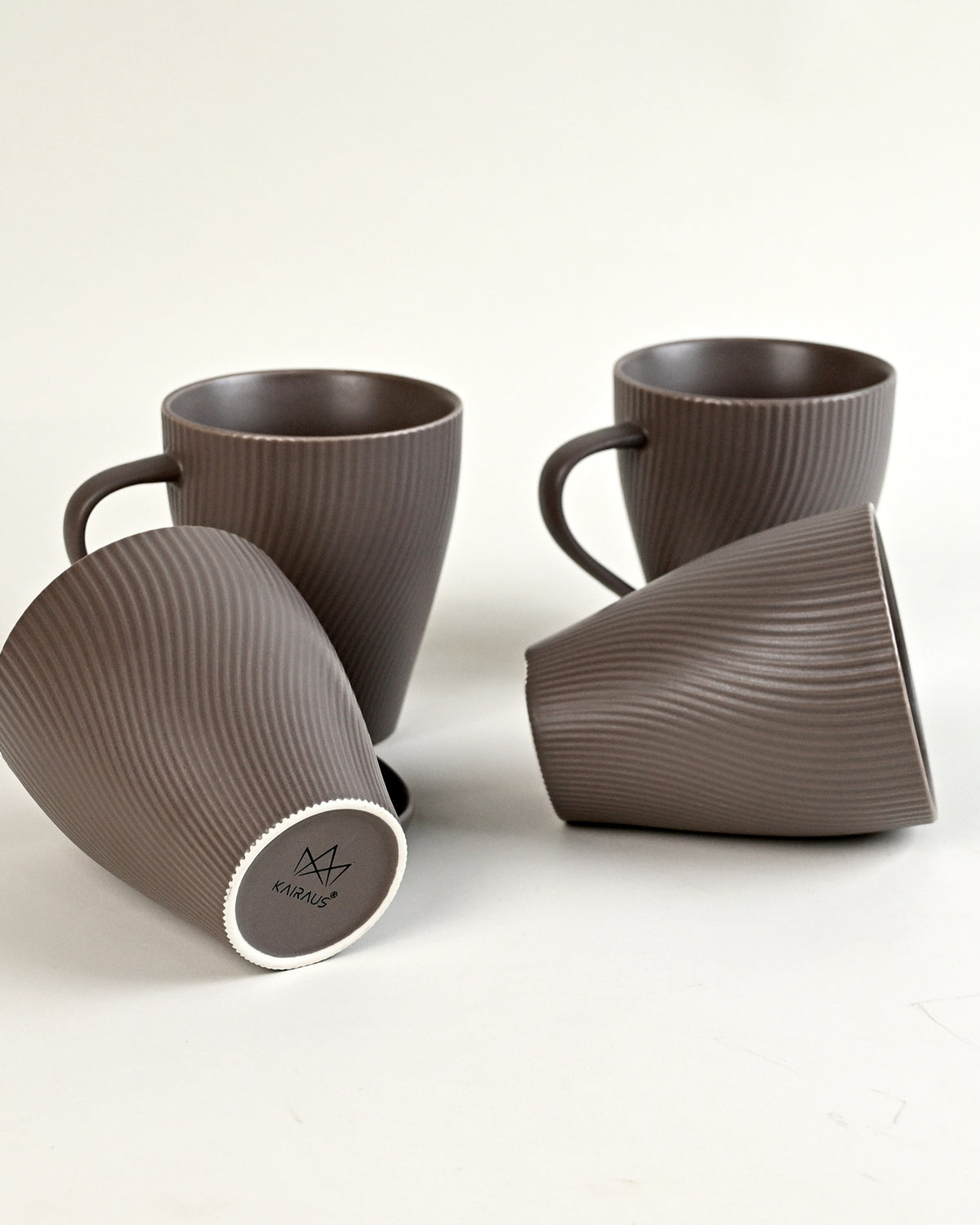Cedar Unique New Bone China Coffee Mug Set of 4