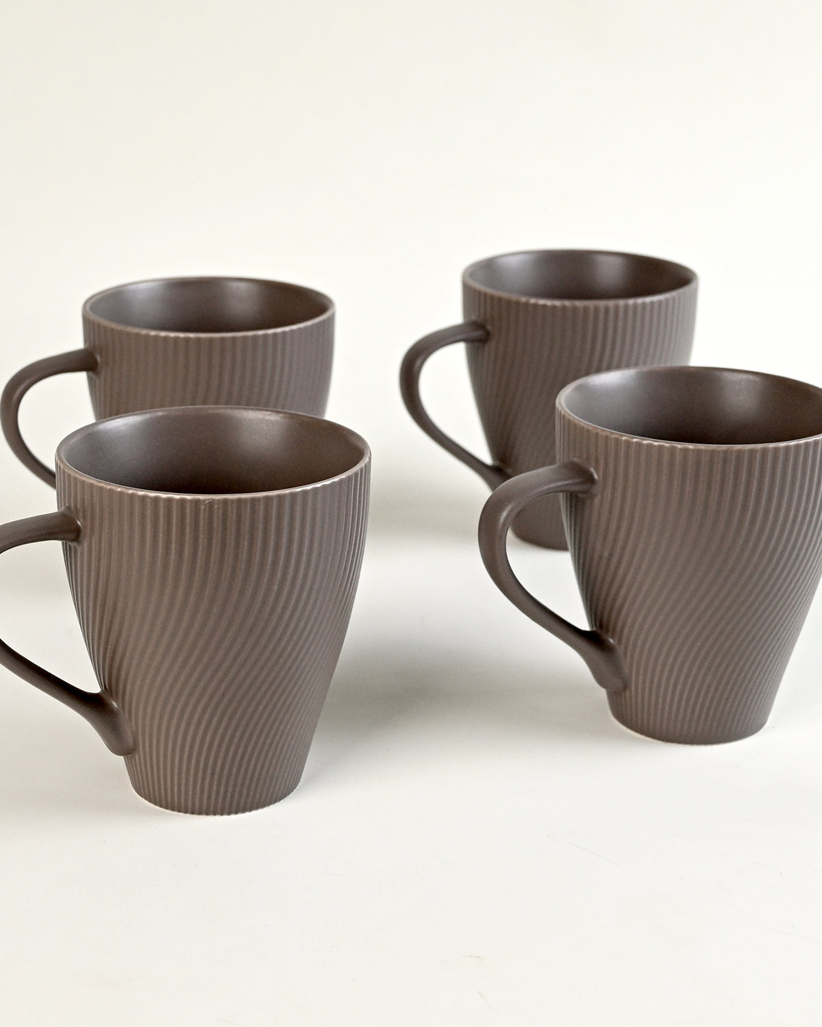 Cedar Unique New Bone China Coffee Mug Set of 4