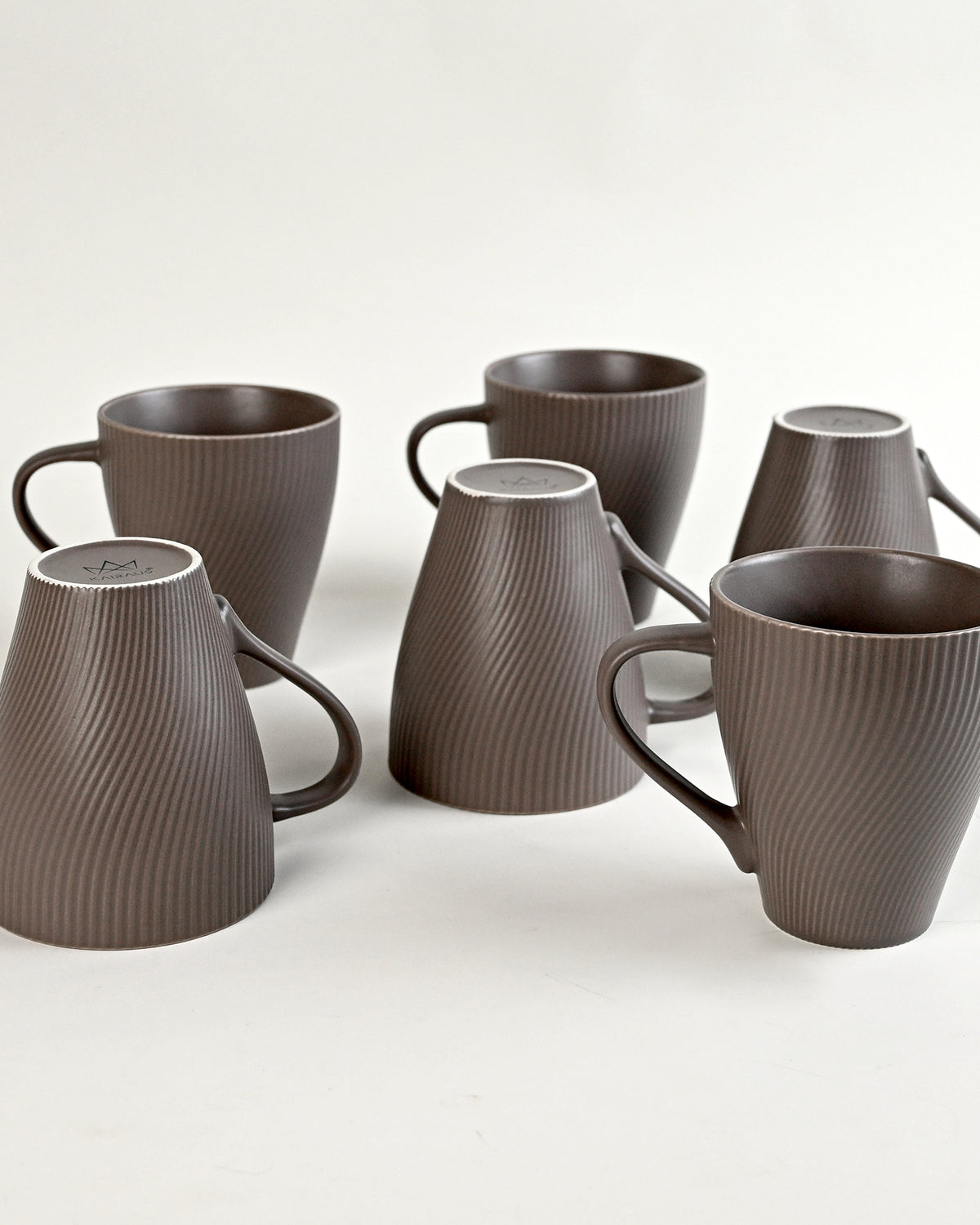 Cedar Unique New Bone China Coffee Mug Set of 6