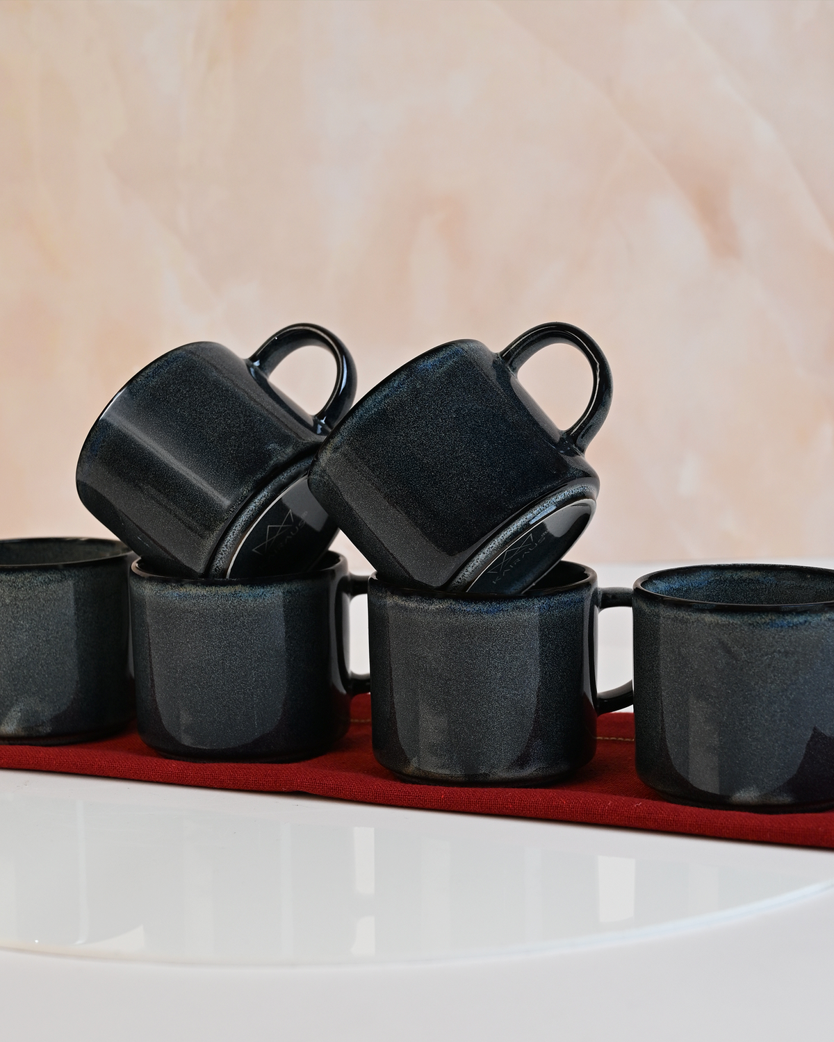 Dusky New Bone China Tea Cups Set of 6