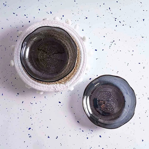 Textured Glass Bowl (Set of 2)