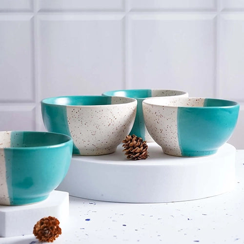 Dual-Toned Speckled Serving Bowl (Set of 4)