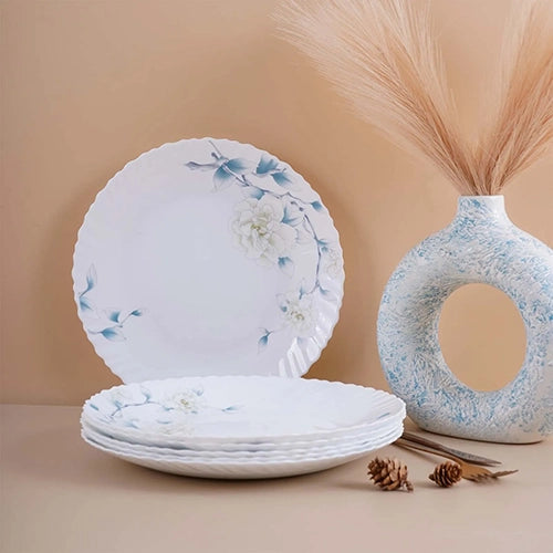 33 Pcs Blue Floral Dinner Set