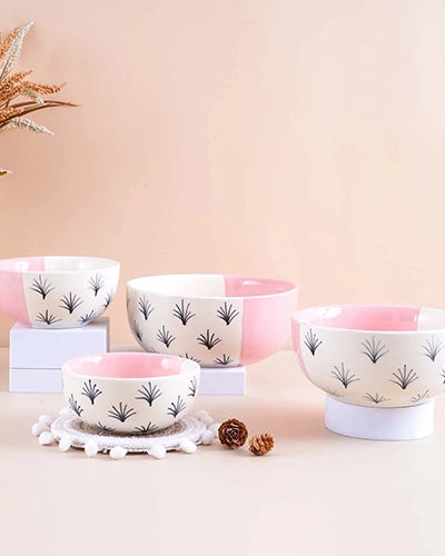 Premium Blush Pink Bowl (Set of 4)