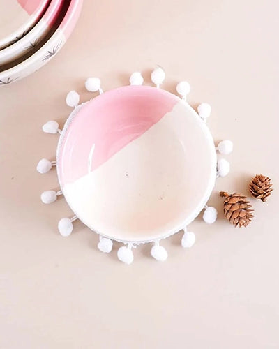 Premium Blush Pink Bowl (Set of 4)