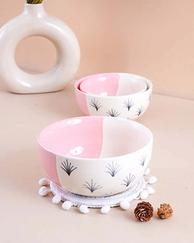 Premium Blush Pink Bowl (Set of 4)