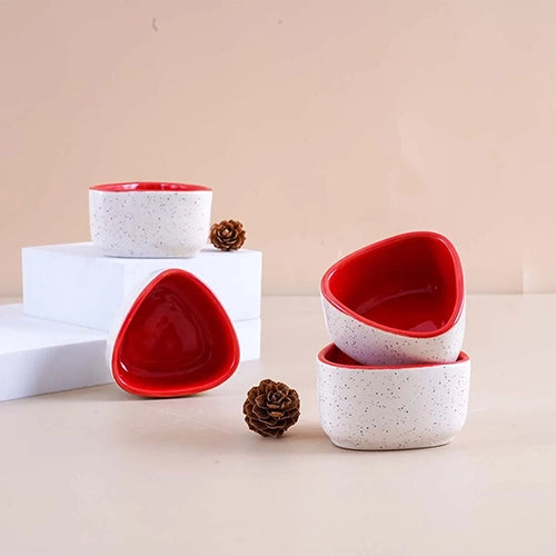 Zesty Red Mini Dip Bowl (Set of 4)