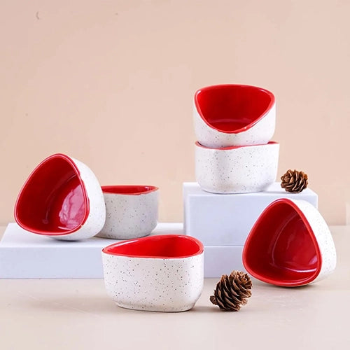 Zesty Red Mini Dip Bowl (Set of 6)