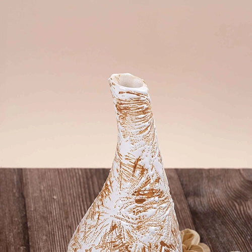 Earth-Toned Medium Flower Vase