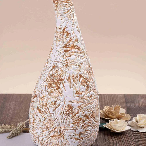 Earth-Toned Medium Flower Vase