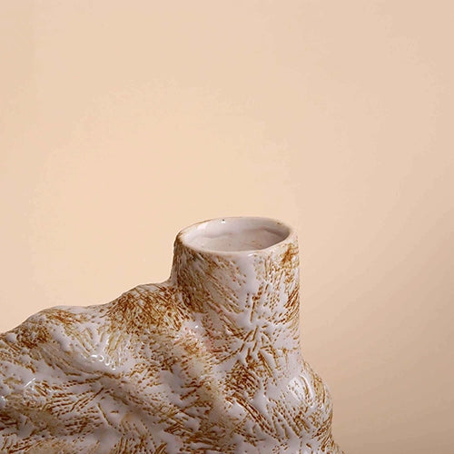 Rustic Sand Textured Flower Vase