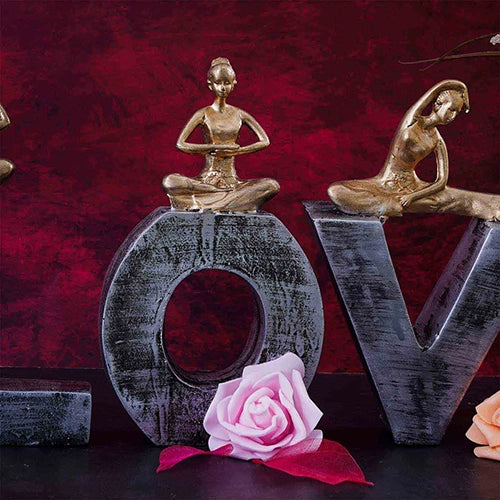 Elegant Love Sign Idols