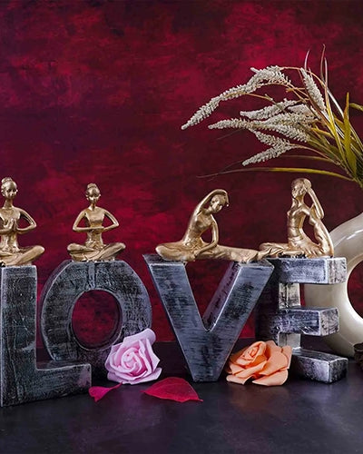 Elegant Love Sign Idols