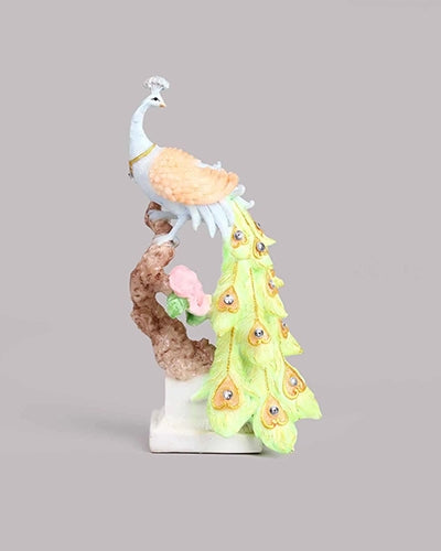 Majestic Sunrise Peacock Statue