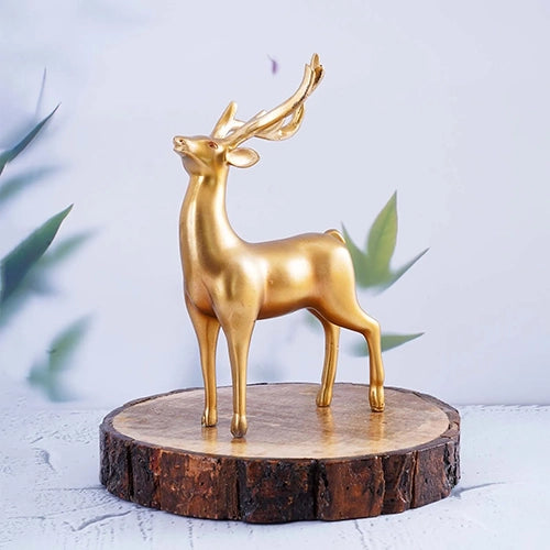 Golden Deer Figurine