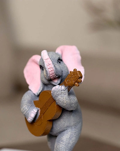 Musical Elephant Trio Statue