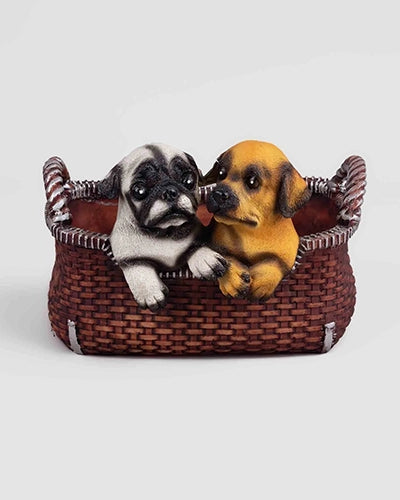 Forever Pug Friends Statue