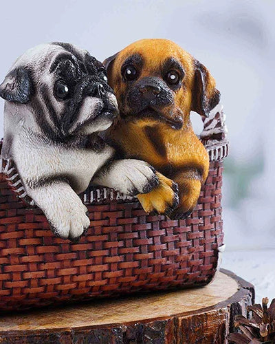 Forever Pug Friends Statue