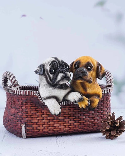 Forever Pug Friends Statue