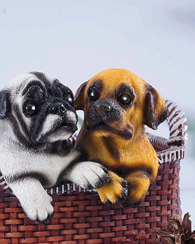 Forever Pug Friends Statue
