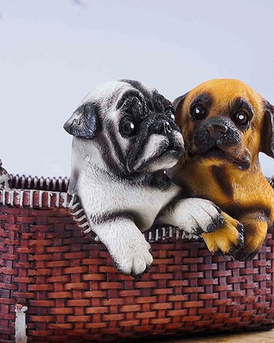 Forever Pug Friends Statue