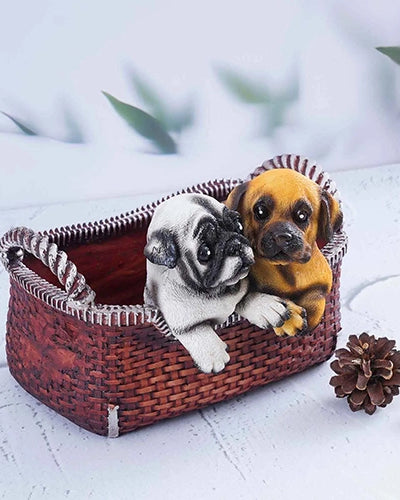 Forever Pug Friends Statue