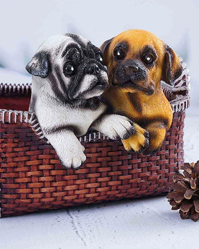 Forever Pug Friends Statue