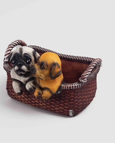 Forever Pug Friends Statue