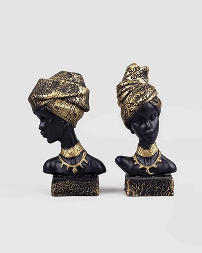 Royal African Queen Figurines