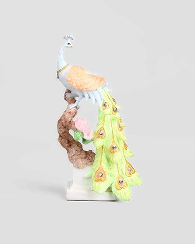 Majestic Sunrise Peacock Statue