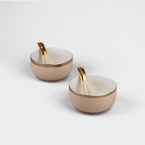 Premium Porcelain Soup Set Serving Bowl (Set of 2)