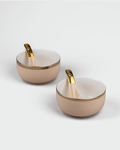 Premium Porcelain Soup Set Serving Bowl (Set of 4)