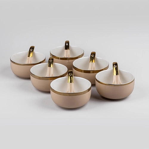 Premium Porcelain Soup Set Serving Bowl (Set of 6)