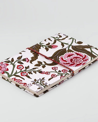 Vibrant Floral Printed Cover Diary (10x7inch)