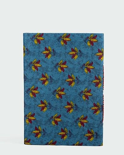 Blue Floral Diary with Lock (10x7inch)