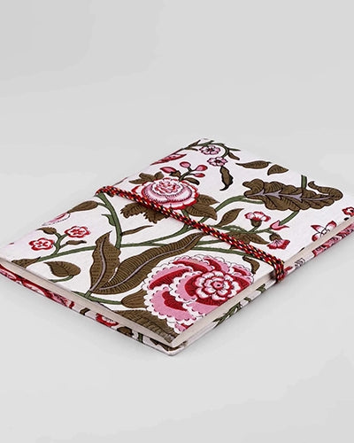 Delicate Floral Handmade Diary (8x6inch)