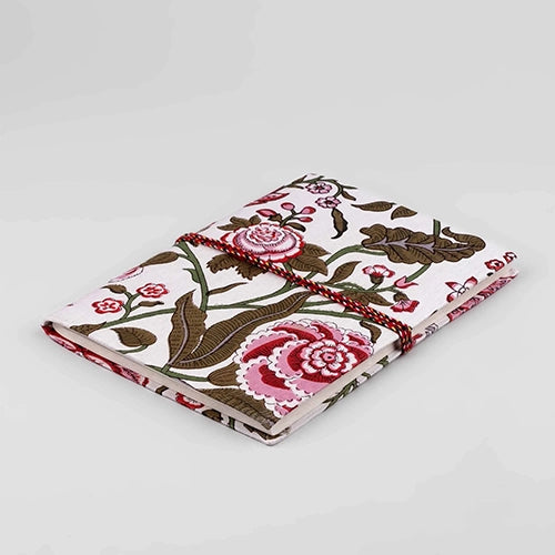 Delicate Floral Handmade Diary (8x6inch)