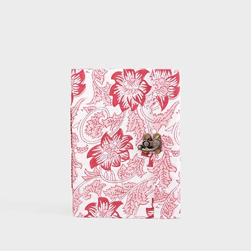 Chic & Secure Floral Diary (8x6inch)