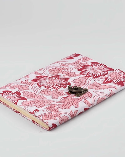 Chic & Secure Floral Diary (8x6inch)